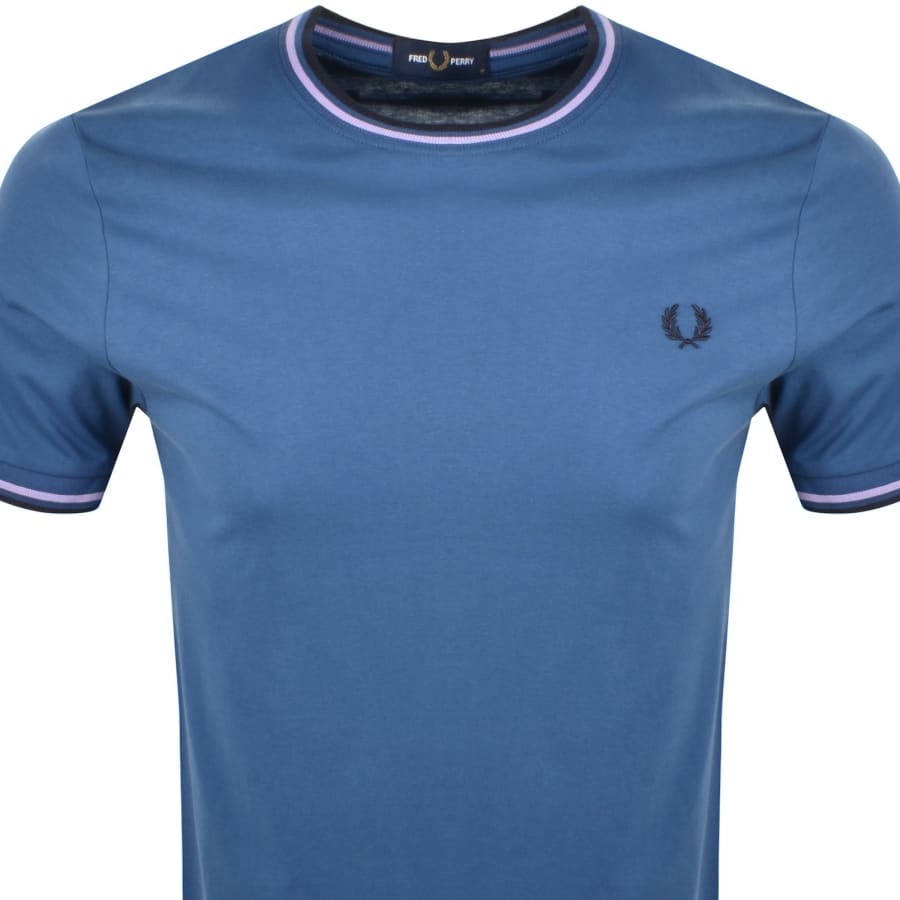 大きな取引 Fred Perry Twin Tipped T Shirt Blue | Mainline Menswear トップス
